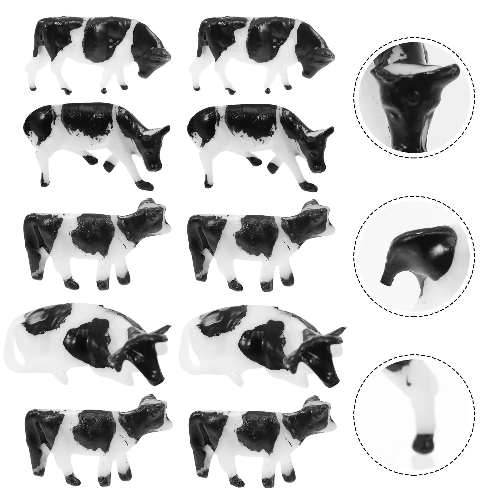10Pcs Miniature Cow Simulation Craft Garden Desktop Adornment Realistic Landscape Animal Playthings Educational Scene Decoration
10Pcs Miniature Cow Simulation Craft Garden Desktop Adornment Realistic Landscape Animal Playthings Educational Scene Decoration
