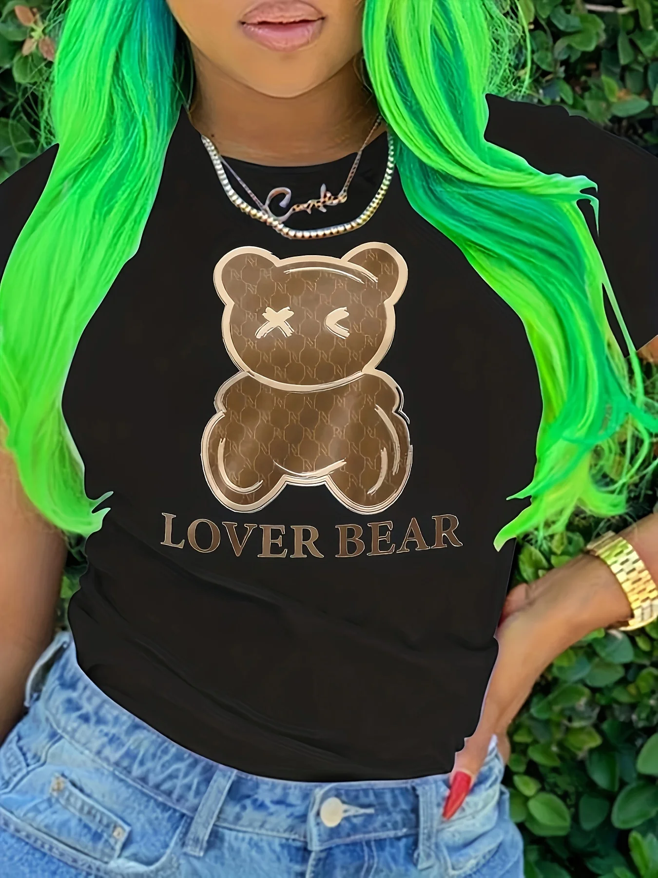 Lover Bear Графический принт Лето Осень Зима Хлопковая мужская и женская футболка с коротким рукавом Роскошная брендовая одежда для занятий спортом на открытом воздухе
Lover Bear Графический принт Лето Осень Зима Хлопковая мужская и женская футболка с коротким рукавом Роскошная брендовая одежда для занятий спортом на открытом воздухе