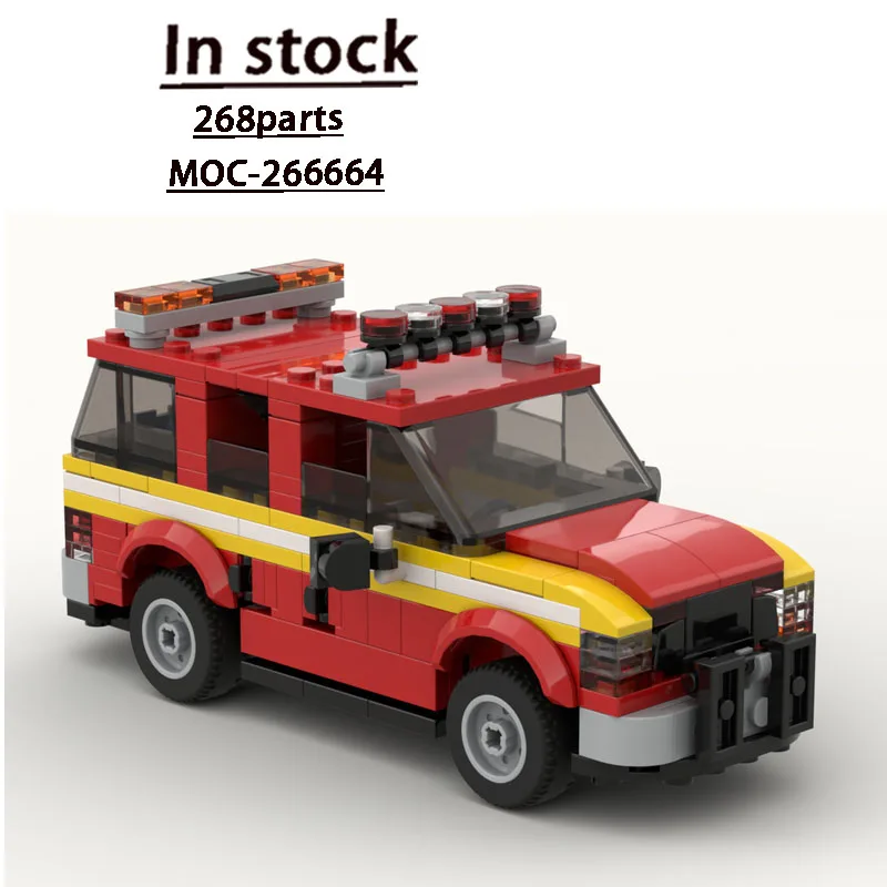 MOC-266664 City New Model Rescue Fire Truck Building Blocks 268 Parts Creative Toy Gift for Boys, Kids' Birthday and Christmas
MOC-266664 City New Model Rescue Fire Truck Building Blocks 268 Parts Creative Toy Gift for Boys, Kids' Birthday and Christmas