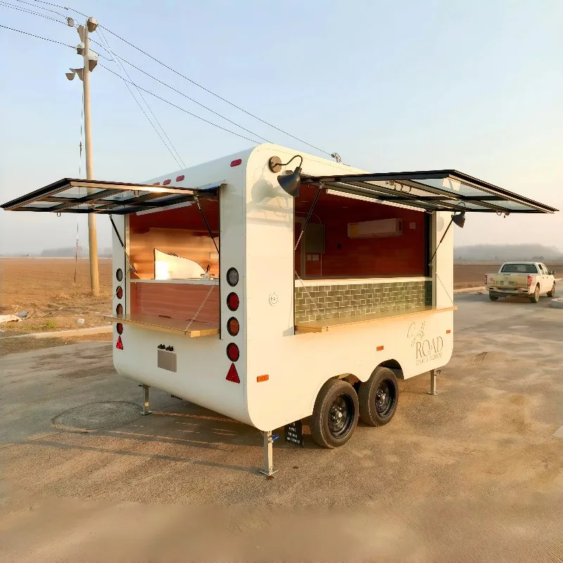 Hot Dog Concession Trailers Street Square Mobile Kitchen Food Trailer Fully Equipped Mobile Fast Food Truck
Hot Dog Concession Trailers Street Square Mobile Kitchen Food Trailer Fully Equipped Mobile Fast Food Truck