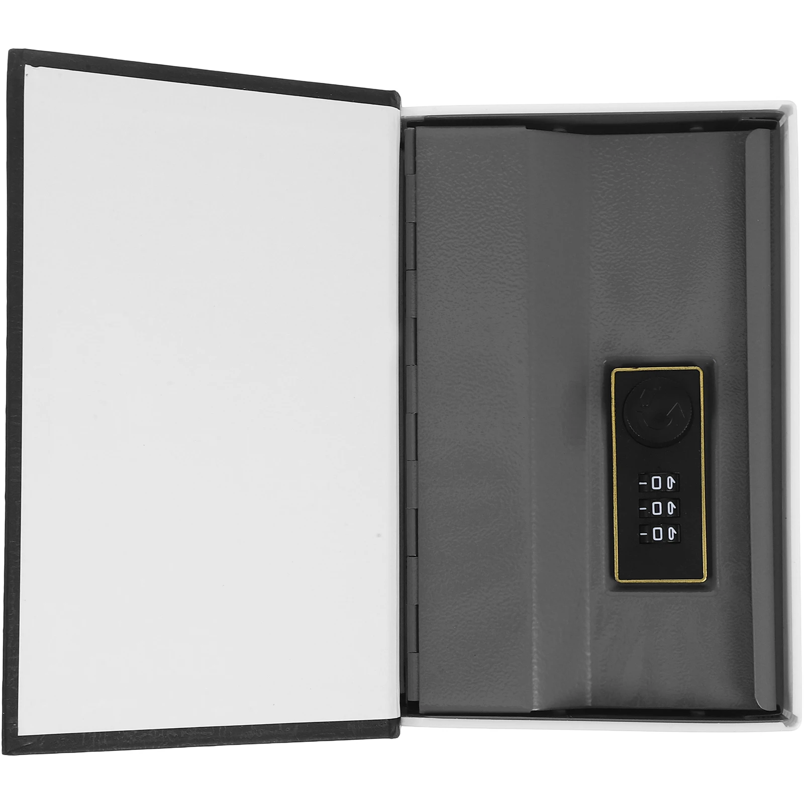 Book Safe Box with Combination Lock for Jewelry Cash Coins Secret Storage Portable Metal Design Black Gift Packaging Hidden Safe
Book Safe Box with Combination Lock for Jewelry Cash Coins Secret Storage Portable Metal Design Black Gift Packaging Hidden Safe