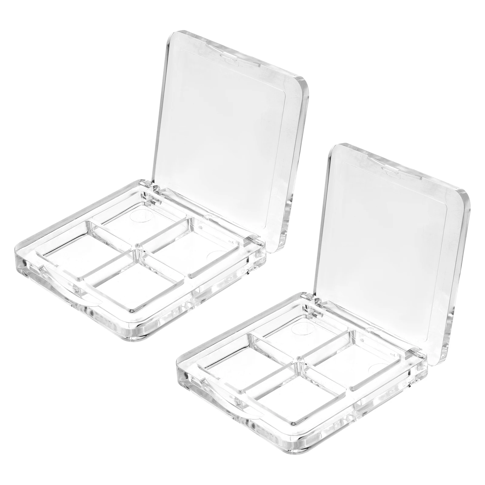 2pcs 2 Empty 4 Grids Storage for Makeup Beginners Empty Eyeshadow Dish Women DIY Eye Shadow Box Containers
2pcs 2 Empty 4 Grids Storage for Makeup Beginners Empty Eyeshadow Dish Women DIY Eye Shadow Box Containers