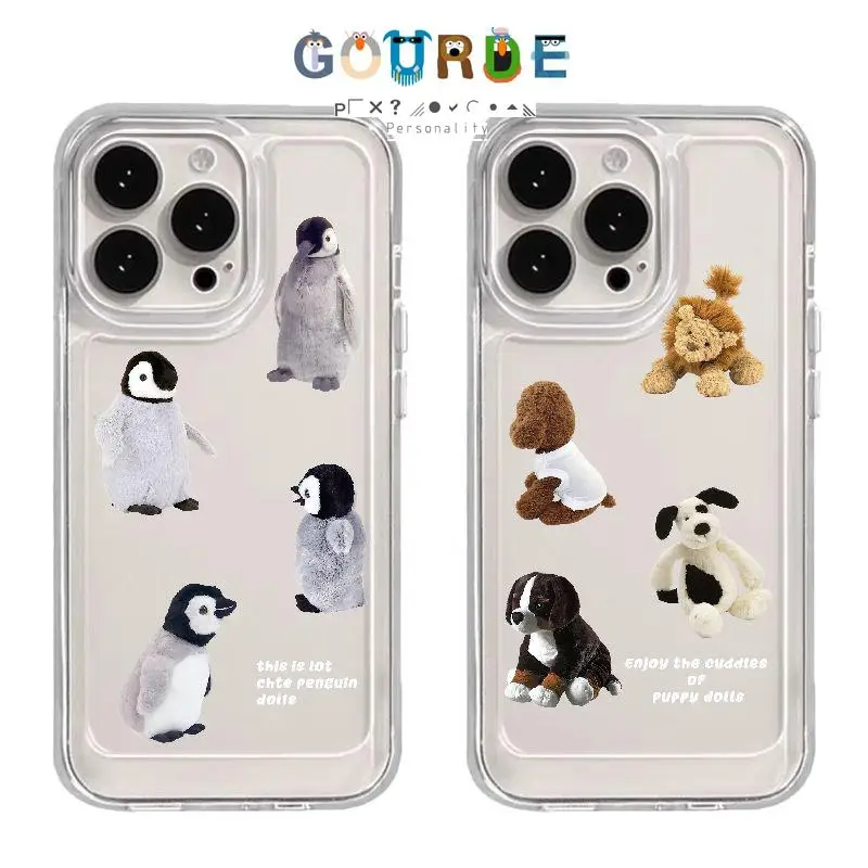 Gourde Cute Penguin Puppy Doll pattern Phone Case for Iphone 16 15 14 12 13 11 Pro Max IP 7 8 Plus Iphon X XS XR Xs Max
Gourde Cute Penguin Puppy Doll pattern Phone Case for Iphone 16 15 14 12 13 11 Pro Max IP 7 8 Plus Iphon X XS XR Xs Max