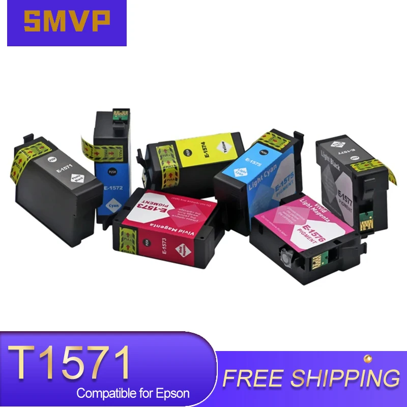 9 цветов, совместимый картридж T1571 для струйного принтера EPSON STYLUS PHOTO R3000
9 цветов, совместимый картридж T1571 для струйного принтера EPSON STYLUS PHOTO R3000