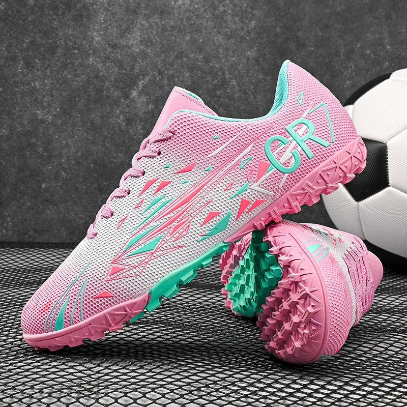 New Soccer Shoes Men Women Futsal Sneakers FG/TF Professional Football Boots Outdoor Non-slip Training Shoes Zapatos De Futbol
New Soccer Shoes Men Women Futsal Sneakers FG/TF Professional Football Boots Outdoor Non-slip Training Shoes Zapatos De Futbol