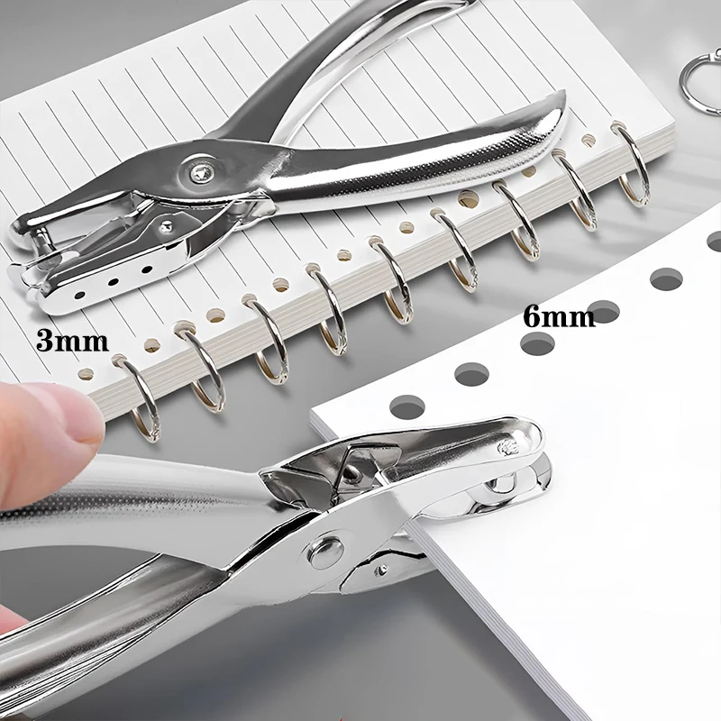 3/6 мм металлический ручной перфоратор с одним отверстием, круглая дырокол с вкладышами, канцелярские принадлежности и офисные принадлежности с металлическими кольцами
3/6 мм металлический ручной перфоратор с одним отверстием, круглая дырокол с вкладышами, канцелярские принадлежности и офисные принадлежности с металлическими кольцами