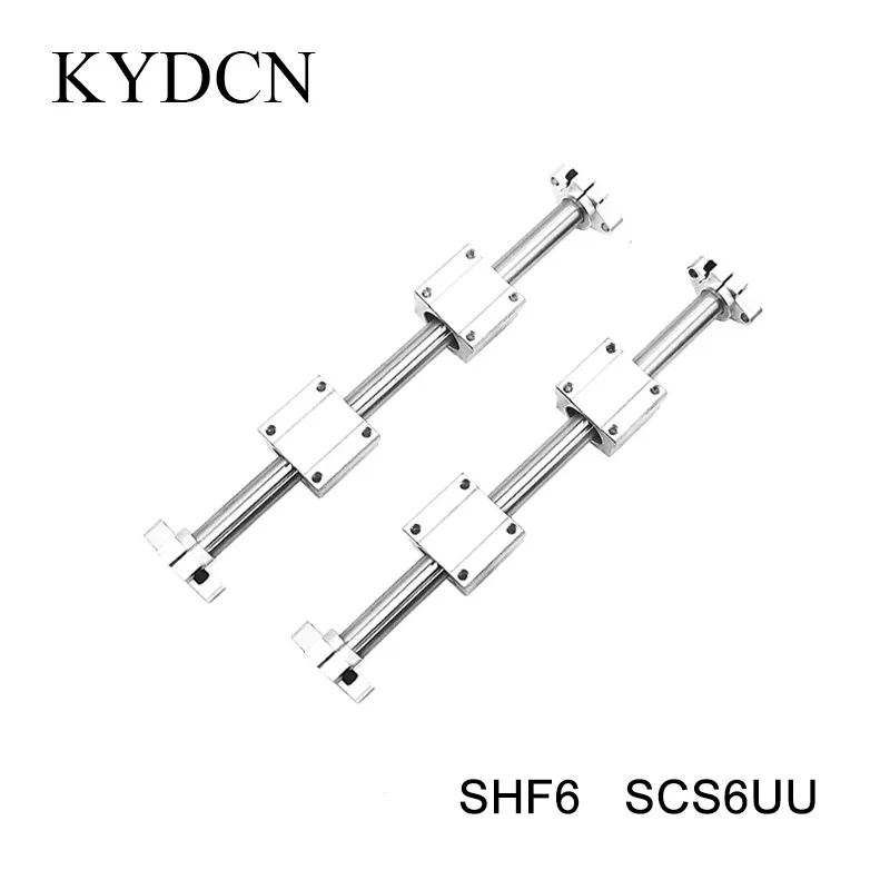 2pcs Linear Rod 6mm Chromed Hardened Rail 4pcs SCS6UU Slide Bearing Block 4pcs SHF6 Shaft Support for DIY CNC Axis Parts
2pcs Linear Rod 6mm Chromed Hardened Rail 4pcs SCS6UU Slide Bearing Block 4pcs SHF6 Shaft Support for DIY CNC Axis Parts