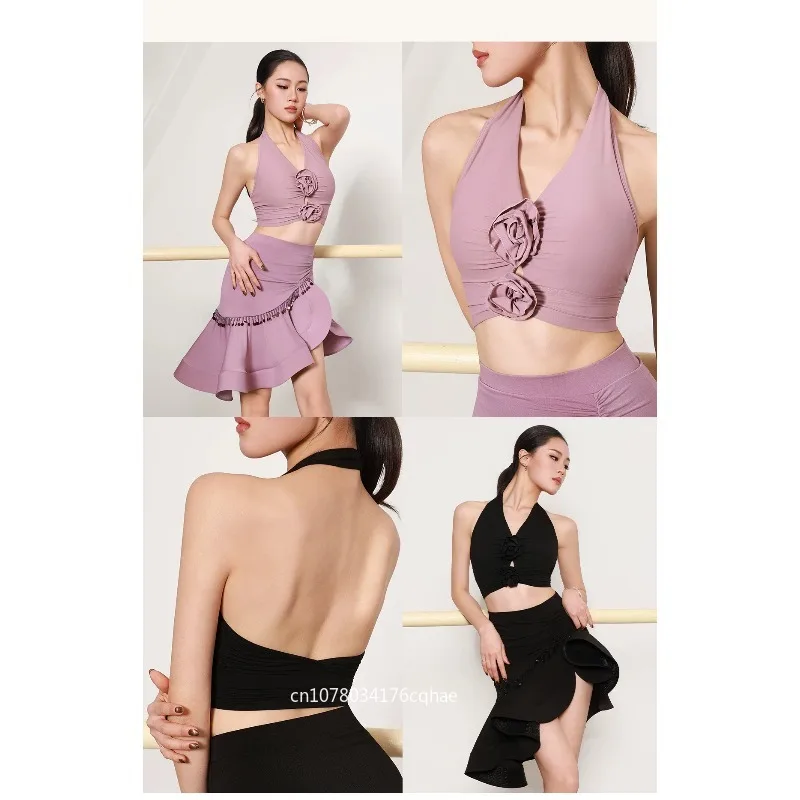 New model Latin danceoutfitcollar-neck top with sequinsfishbone halflength fringed skirt forfemale practice performance clothing
New model Latin danceoutfitcollar-neck top with sequinsfishbone halflength fringed skirt forfemale practice performance clothing