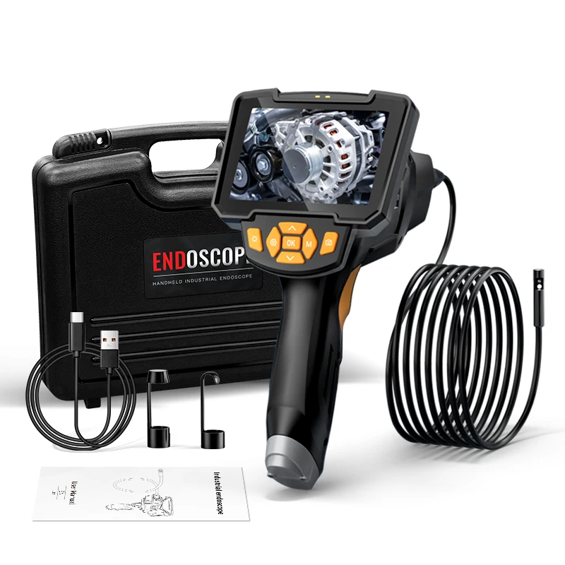 4.3Inch Car Repair Testing Machine Sewer Pipe Diagnostic Tool Rigid Portable Video Industrial Borescope Inspect Camera Endoscope
4.3Inch Car Repair Testing Machine Sewer Pipe Diagnostic Tool Rigid Portable Video Industrial Borescope Inspect Camera Endoscope