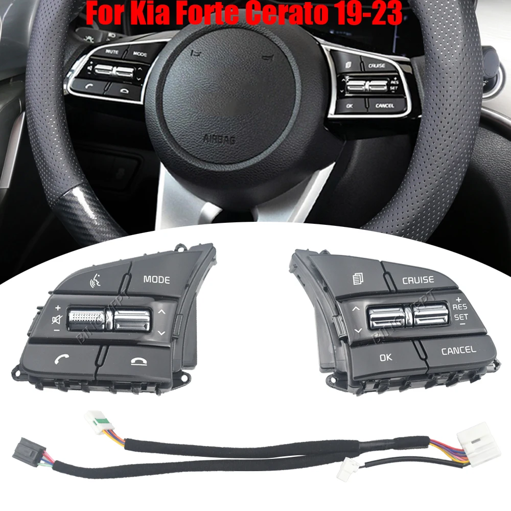 96720M6120 Multifunction Audio Volume Bluetooth Cruise Control Button For Kia Cerato K3 2019-2023 Steering Wheel Switch
96720M6120 Multifunction Audio Volume Bluetooth Cruise Control Button For Kia Cerato K3 2019-2023 Steering Wheel Switch