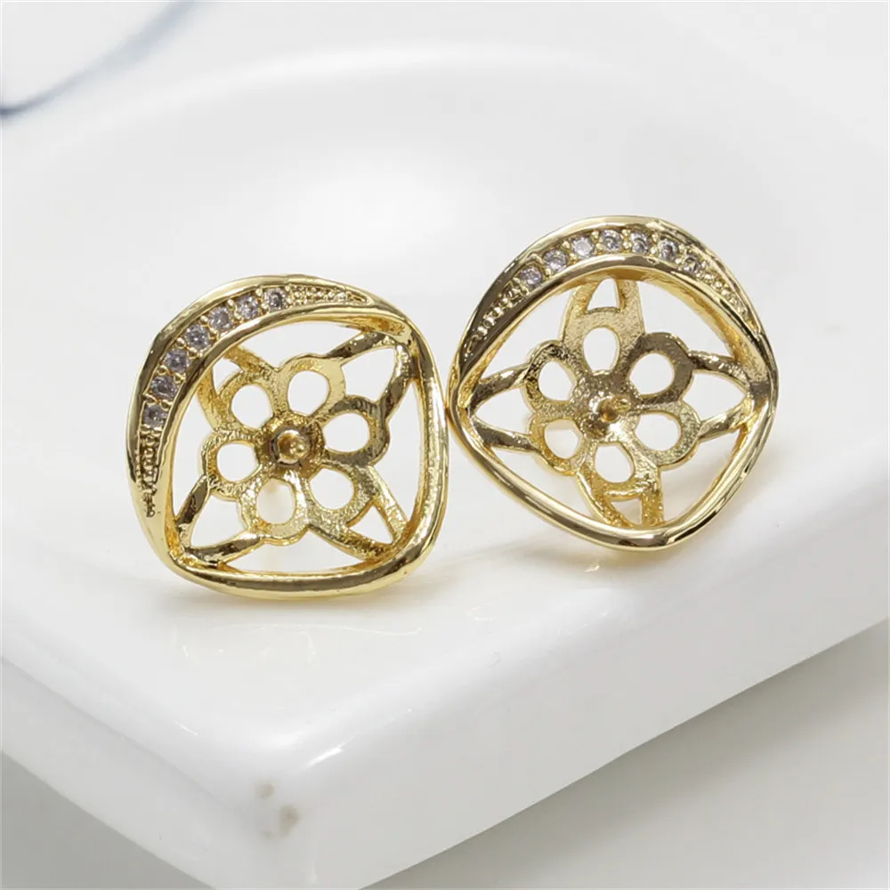 Square Zircon Pearl Stud Earrings DIY Accessories Domestic Gold Bag 14K Temperament Fashion Earrings 925 Silver Women
Square Zircon Pearl Stud Earrings DIY Accessories Domestic Gold Bag 14K Temperament Fashion Earrings 925 Silver Women