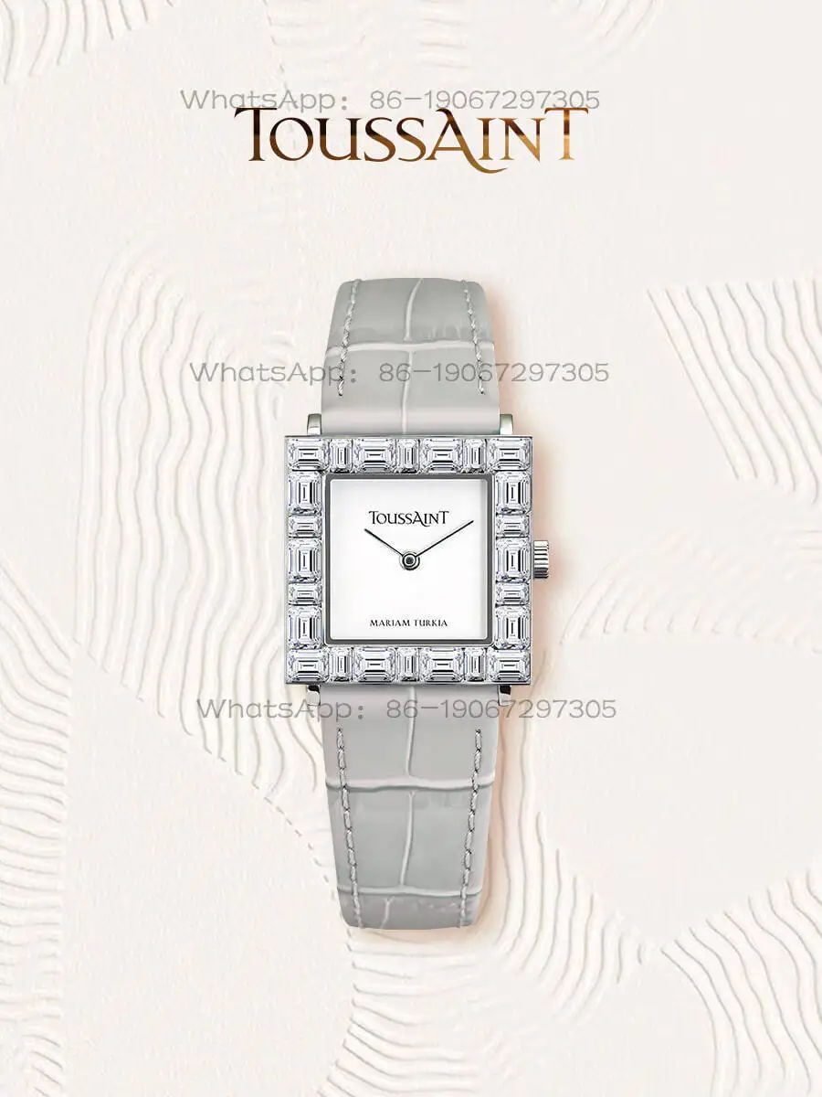 New TOUSSAINT Toussaint Large Sugar Cube Mariam Little White Diamond Large Sugar Cube Watch, Girls Gift
New TOUSSAINT Toussaint Large Sugar Cube Mariam Little White Diamond Large Sugar Cube Watch, Girls Gift