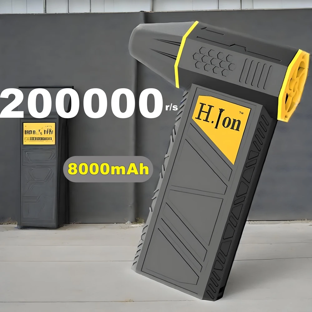 Mini Turbo Fan 200000 RPM Brushless Motor Wireless Air Blower Adjustable Wind Speed Handheld Turbo Jet Blower 8000mAh Battery
Mini Turbo Fan 200000 RPM Brushless Motor Wireless Air Blower Adjustable Wind Speed Handheld Turbo Jet Blower 8000mAh Battery