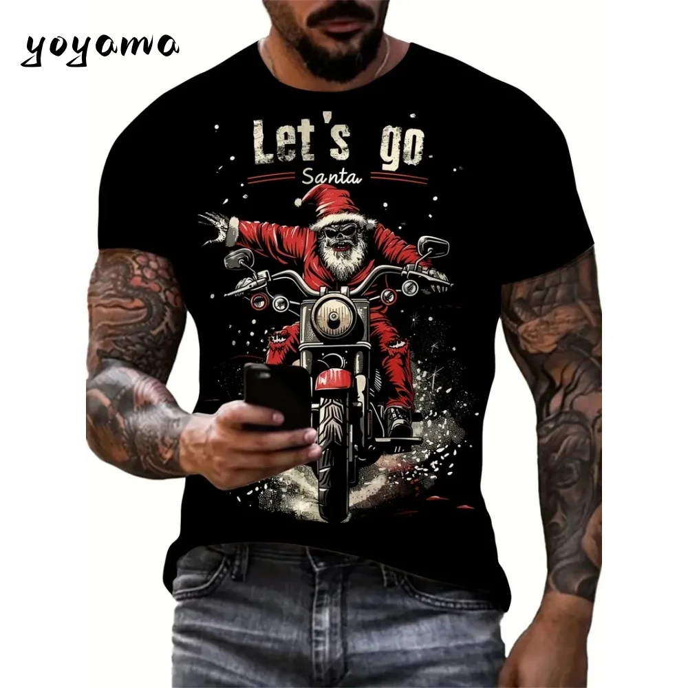 Christmas Men's T-Shirt Trendy Versatile Men's Tops 3D Print Casual Short Sleeved T-Shirt for Men Fashion O-Neck Men's Clothing
Christmas Men's T-Shirt Trendy Versatile Men's Tops 3D Print Casual Short Sleeved T-Shirt for Men Fashion O-Neck Men's Clothing