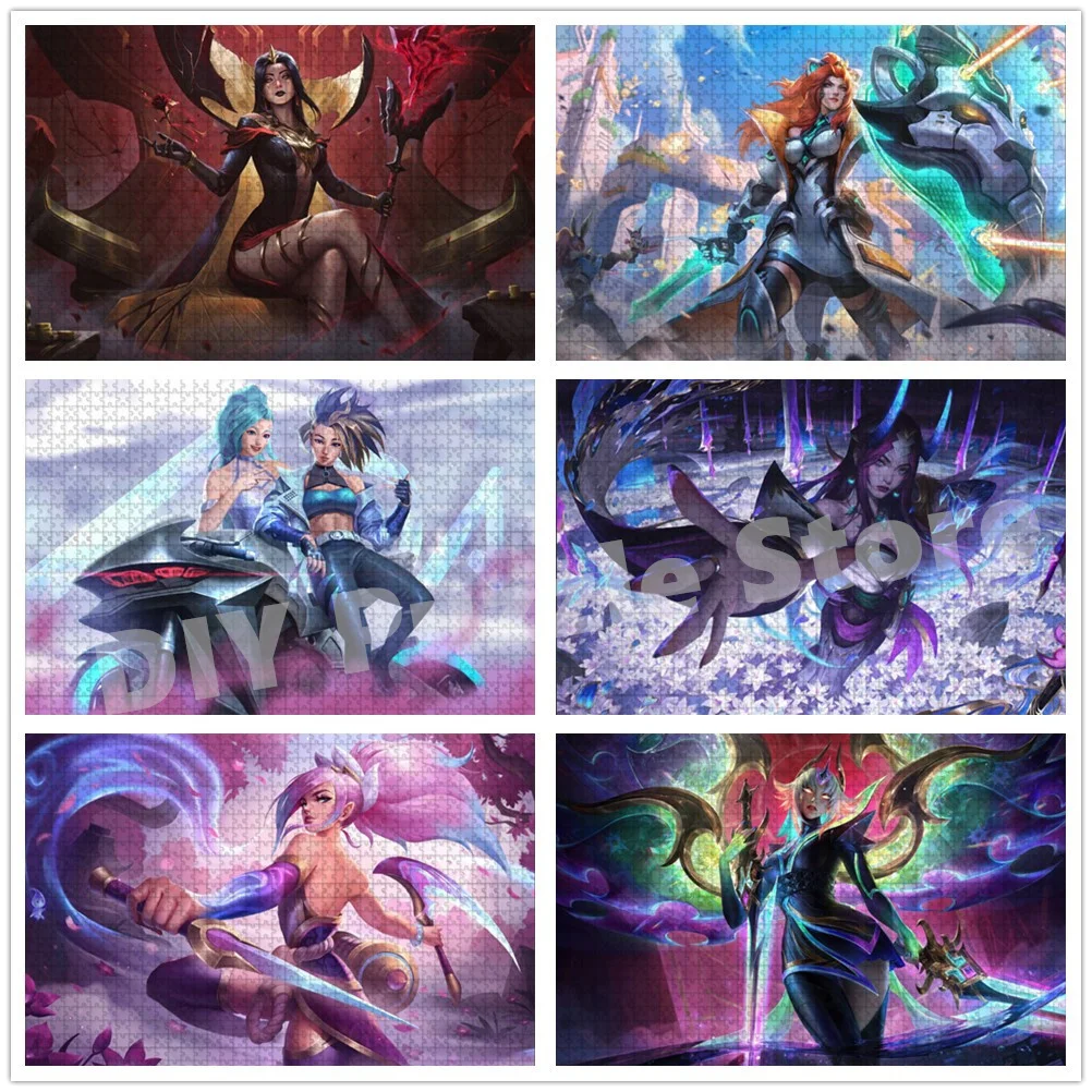 108/200/300/500/1000/1500 Pieces Jigsaw Puzzles League of Legends Game Video Characters Diy Print Puzzle for Family Toys Gifts
108/200/300/500/1000/1500 Pieces Jigsaw Puzzles League of Legends Game Video Characters Diy Print Puzzle for Family Toys Gifts