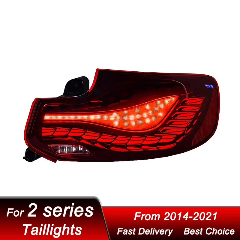 Car Tail Lights For BMW 2 series F22 M2C 2014-2021 Dragon scale FULL LED Tail Lamp Dynamic Turn Signal Light Tail Lamp Assembly
Car Tail Lights For BMW 2 series F22 M2C 2014-2021 Dragon scale FULL LED Tail Lamp Dynamic Turn Signal Light Tail Lamp Assembly