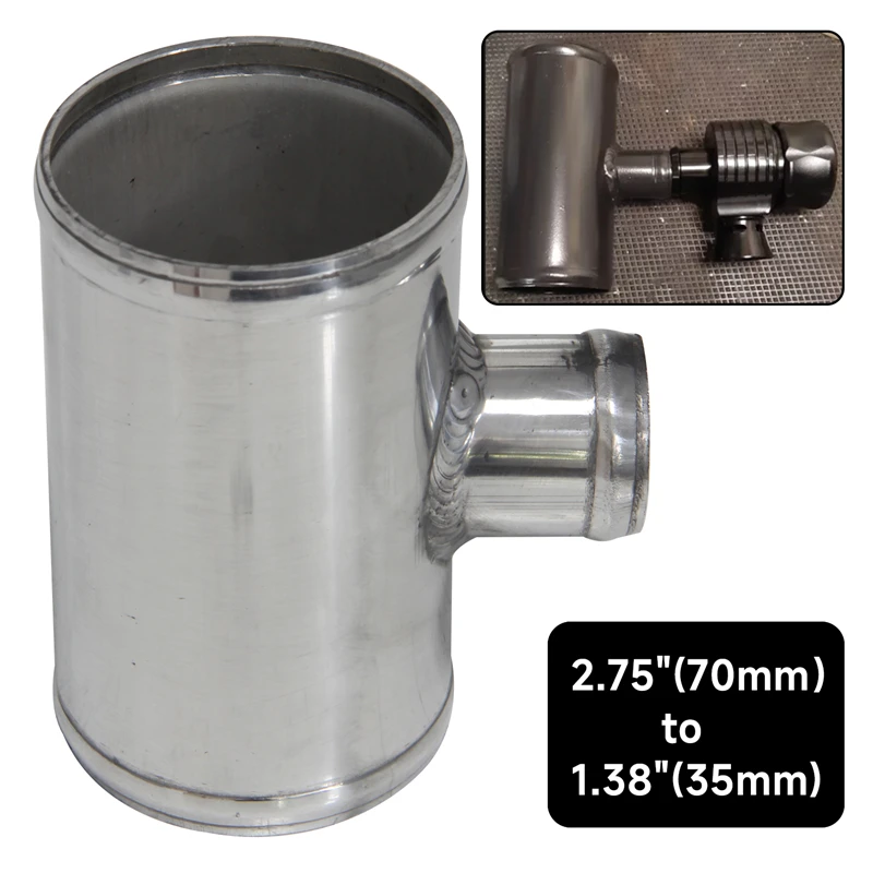 Адаптер продувочного клапана 2,75 дюйма, 70 мм, алюминиевая Т-образная трубка для внутреннего диаметра BOV 35 мм
Адаптер продувочного клапана 2,75 дюйма, 70 мм, алюминиевая Т-образная трубка для внутреннего диаметра BOV 35 мм