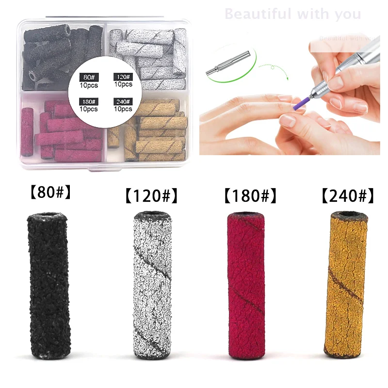 20mm Long Sanding Bands,Nail Art Grinding Sanding Bands With Bit Nail Art Removal Sand Bands Nail Grinding Tool #120/#180/#240
20mm Long Sanding Bands,Nail Art Grinding Sanding Bands With Bit Nail Art Removal Sand Bands Nail Grinding Tool #120/#180/#240