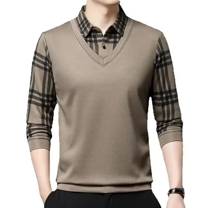 New Men's Embroidered Plush Long Sleeved Lapel Shirt, Autumn and Winter Two-piece Fashionable Casual Multifunctional Top
New Men's Embroidered Plush Long Sleeved Lapel Shirt, Autumn and Winter Two-piece Fashionable Casual Multifunctional Top