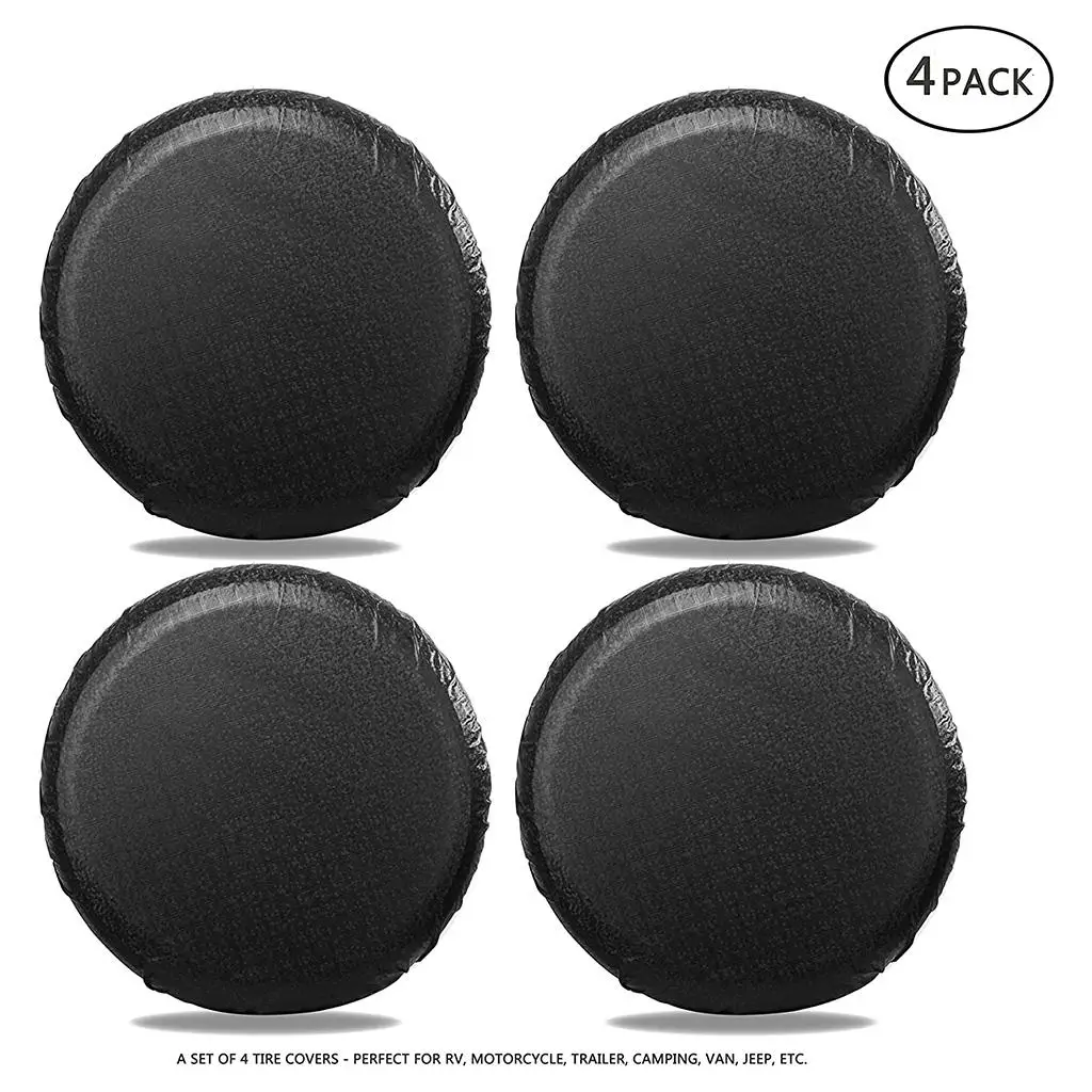 Universal Dustproof Tire Wheel Covers Set of 4 for Trailer Camper RV Motorhome Car Wheel Protection
Universal Dustproof Tire Wheel Covers Set of 4 for Trailer Camper RV Motorhome Car Wheel Protection