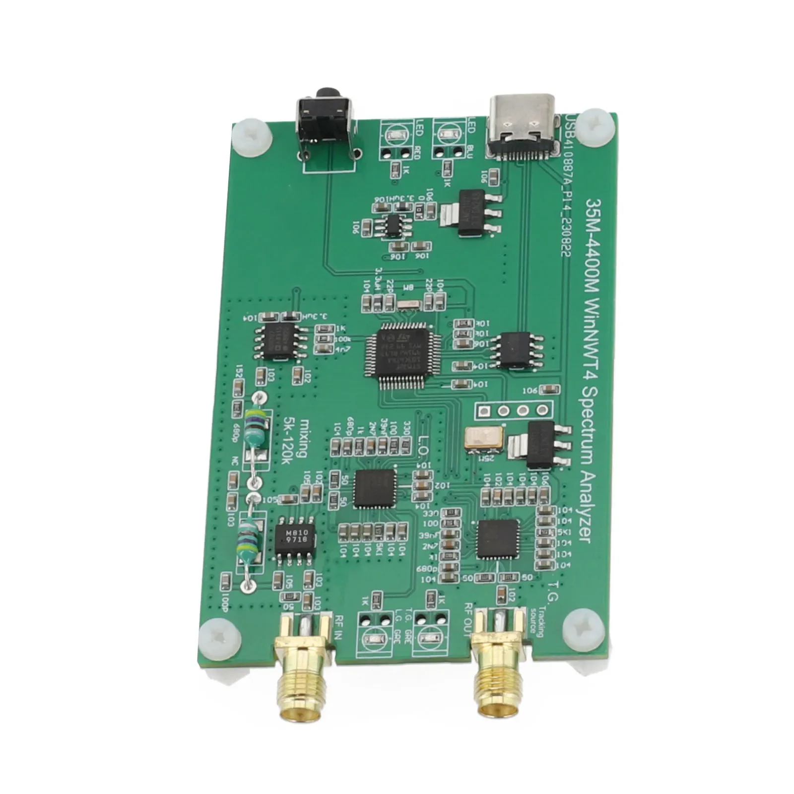 LTDZ_35M-4400M USB-модуль анализатора спектра, источник сигнала спектра, инструмент для анализа частотной области RF, аксессуары
LTDZ_35M-4400M USB-модуль анализатора спектра, источник сигнала спектра, инструмент для анализа частотной области RF, аксессуары
