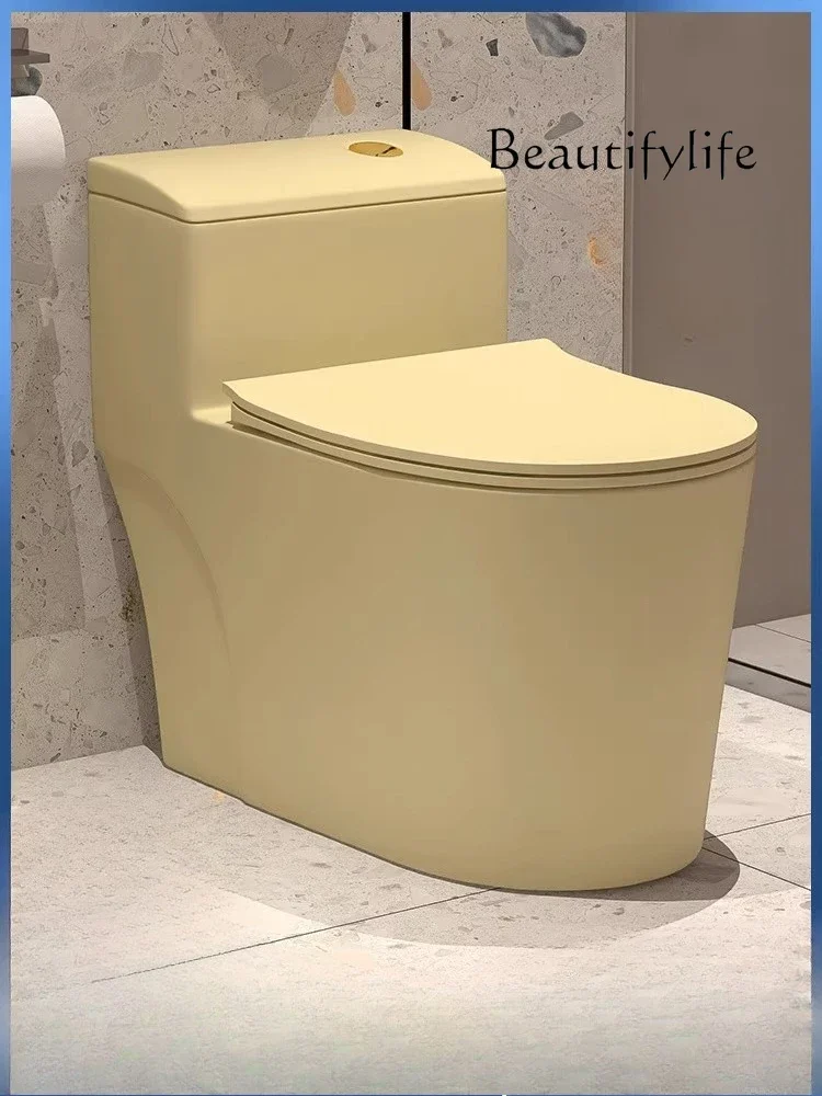 Khaki toilet siphon pump household color deodorant creative bathroom toilet
Khaki toilet siphon pump household color deodorant creative bathroom toilet