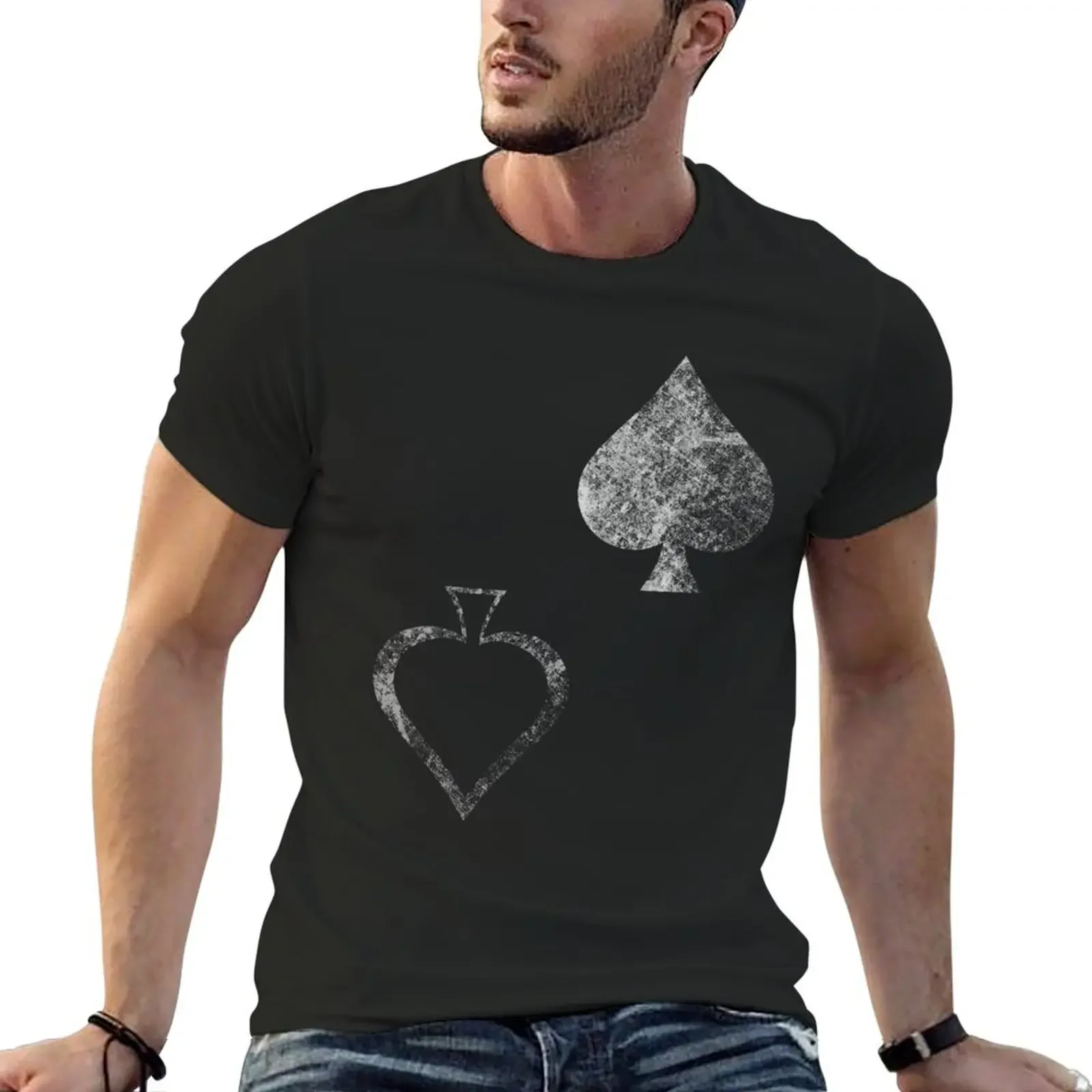 Caydes Spades Faded T-Shirt Short sleeve tee anime stuff cotton graphic tees new edition T-shirts for men cotton
Caydes Spades Faded T-Shirt Short sleeve tee anime stuff cotton graphic tees new edition T-shirts for men cotton