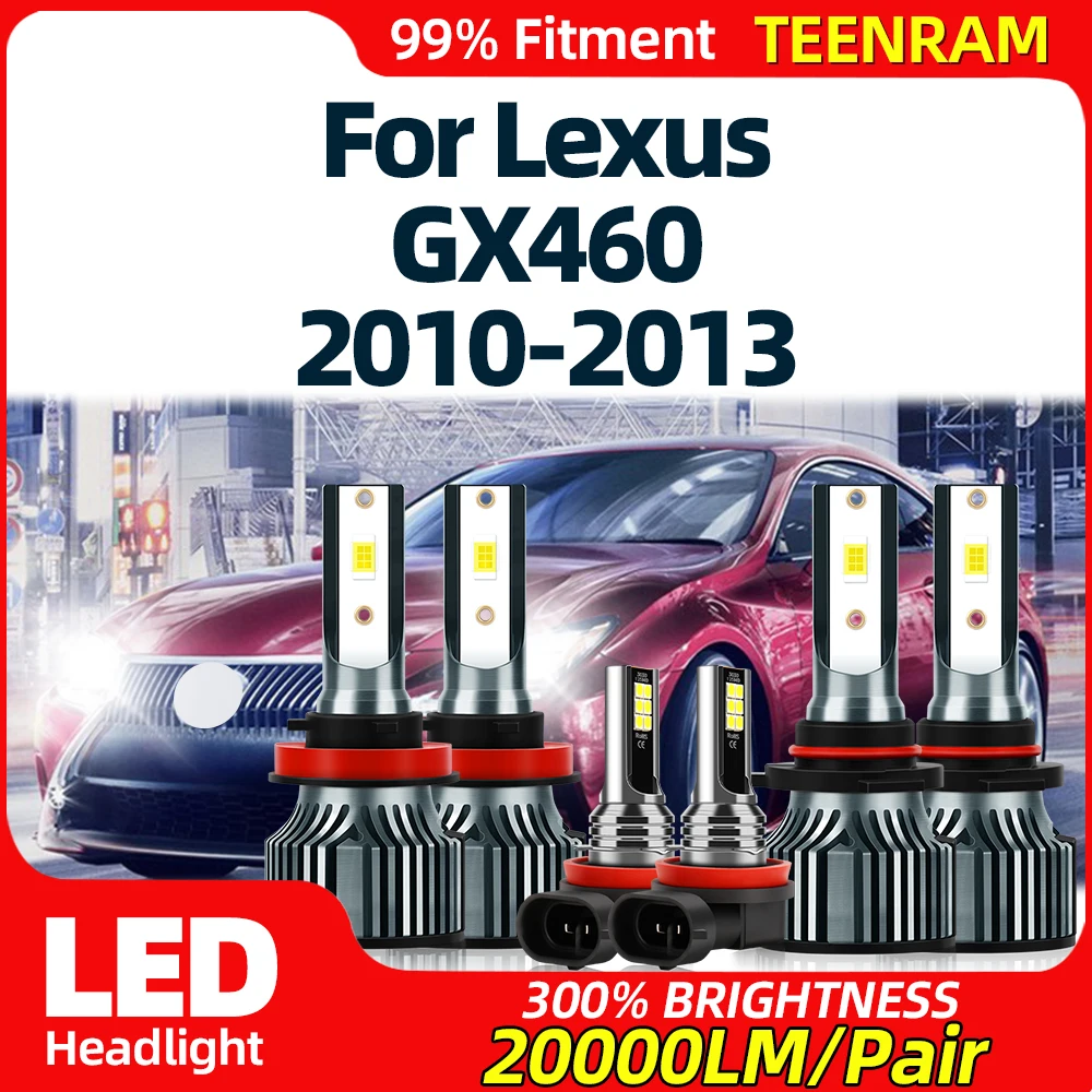60000LM Canbus LED Headlight 360W CSP Chip Auto Headlamps 6000K White 12V Fog Lights For Lexus GX460 2010 2011 2012 2013
60000LM Canbus LED Headlight 360W CSP Chip Auto Headlamps 6000K White 12V Fog Lights For Lexus GX460 2010 2011 2012 2013