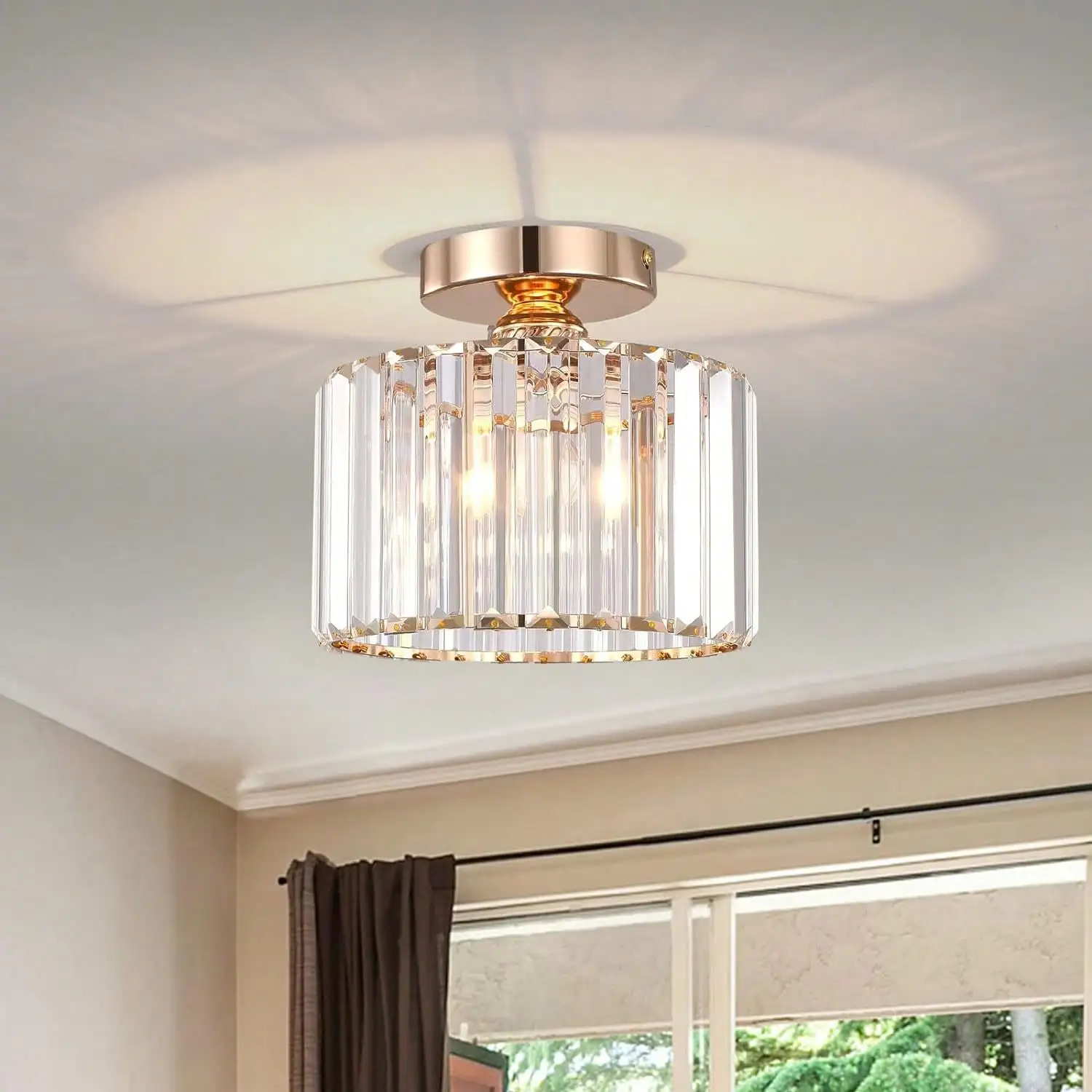 Crystal Chandelier For Hallway, A Best-Selling Aesthetic Model That Is An Essential Tool For Creating Hallway Ambiance. With A Black Frame Paired With Crystal Design, It Can Instantly Enhance The Sophistication Of Home Decor And Refresh The Hallway Space.
Crystal Chandelier For Hallway, A Best-Selling Aesthetic Model That Is An Essential Tool For Creating Hallway Ambiance. With A Black Frame Paired With Crystal Design, It Can Instantly Enhance The Sophistication Of Home Decor And Refresh The Hallway Space.