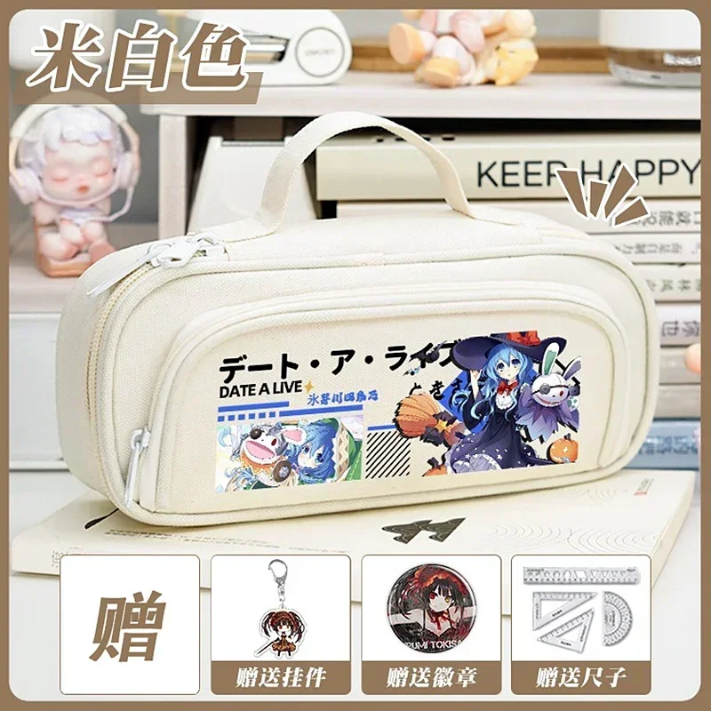 Black Beige 21×6×9cm, Date a Live, Anime Pencil Case Pen Bag, Student Kids Teens Pencilcase For Girls Boys School Supplies
Black Beige 21×6×9cm, Date a Live, Anime Pencil Case Pen Bag, Student Kids Teens Pencilcase For Girls Boys School Supplies