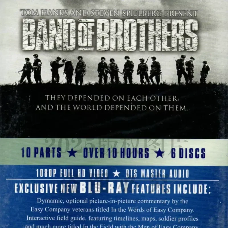 American action historical war TV series Brothers, high-definition BD Blu-ray set with 6 discs
American action historical war TV series Brothers, high-definition BD Blu-ray set with 6 discs