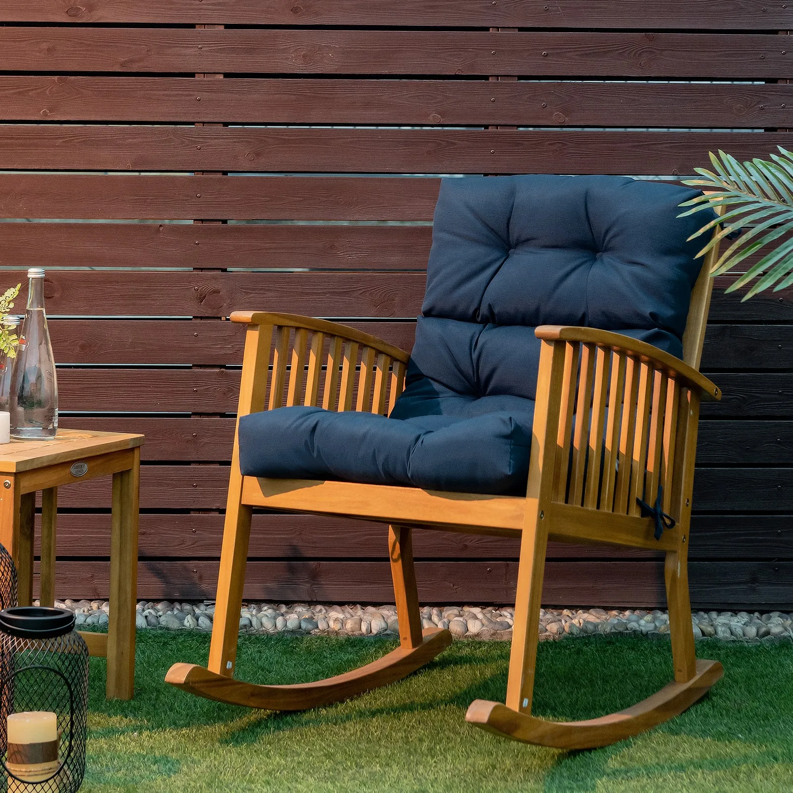 22"x44" Indoor Outdoor Back Chair Cushion Tufted Pillow Patio Seating Pad Blue
22"x44" Indoor Outdoor Back Chair Cushion Tufted Pillow Patio Seating Pad Blue