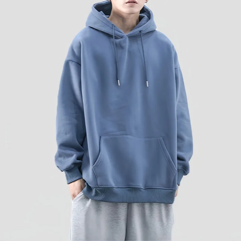 Spring Autumn Men's Solid Color Loose Casual Sports Hoodie Fashion Handsome Versatile Long Sleeve Pocket Pullover Hooded Coat
Spring Autumn Men's Solid Color Loose Casual Sports Hoodie Fashion Handsome Versatile Long Sleeve Pocket Pullover Hooded Coat