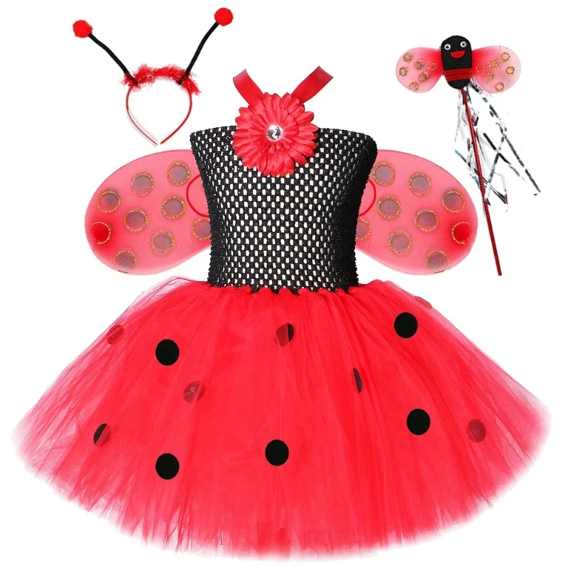 Lady Beetle Tutu Dress for Baby Girls Stage Performance Dress Costume Halloween Carnival Children Anime CosplayDresses Outfit
Lady Beetle Tutu Dress for Baby Girls Stage Performance Dress Costume Halloween Carnival Children Anime CosplayDresses Outfit