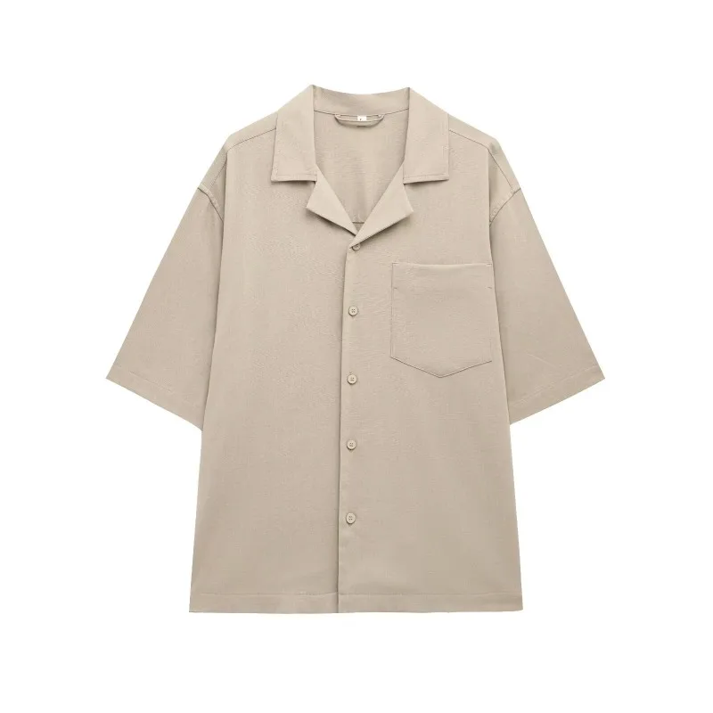 TRAFZR Minimalist Linen Shirt Men's Loose Fit Short Sleeve Button-Down Top Summer Beach Outing Smart Casual Office Wear
TRAFZR Minimalist Linen Shirt Men's Loose Fit Short Sleeve Button-Down Top Summer Beach Outing Smart Casual Office Wear