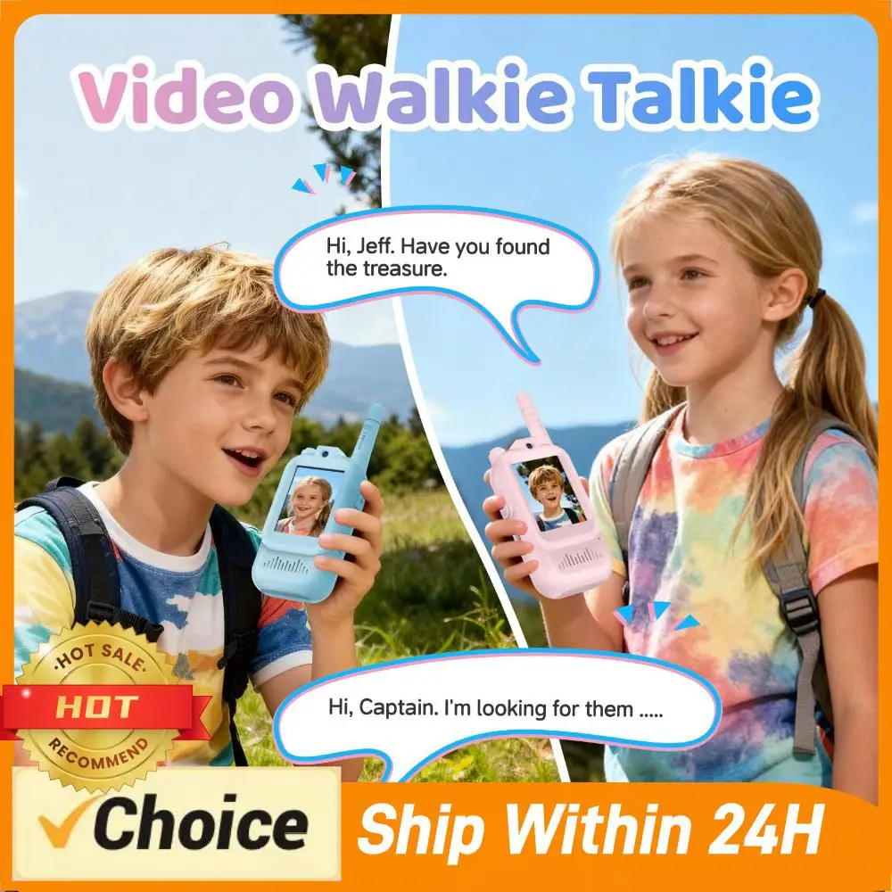Kids Walkie Talkies with Video 2 Pack Rechargeable Kids Video Walkie Talkies for Boys Girls Indoor Play Camping Hiking
Kids Walkie Talkies with Video 2 Pack Rechargeable Kids Video Walkie Talkies for Boys Girls Indoor Play Camping Hiking