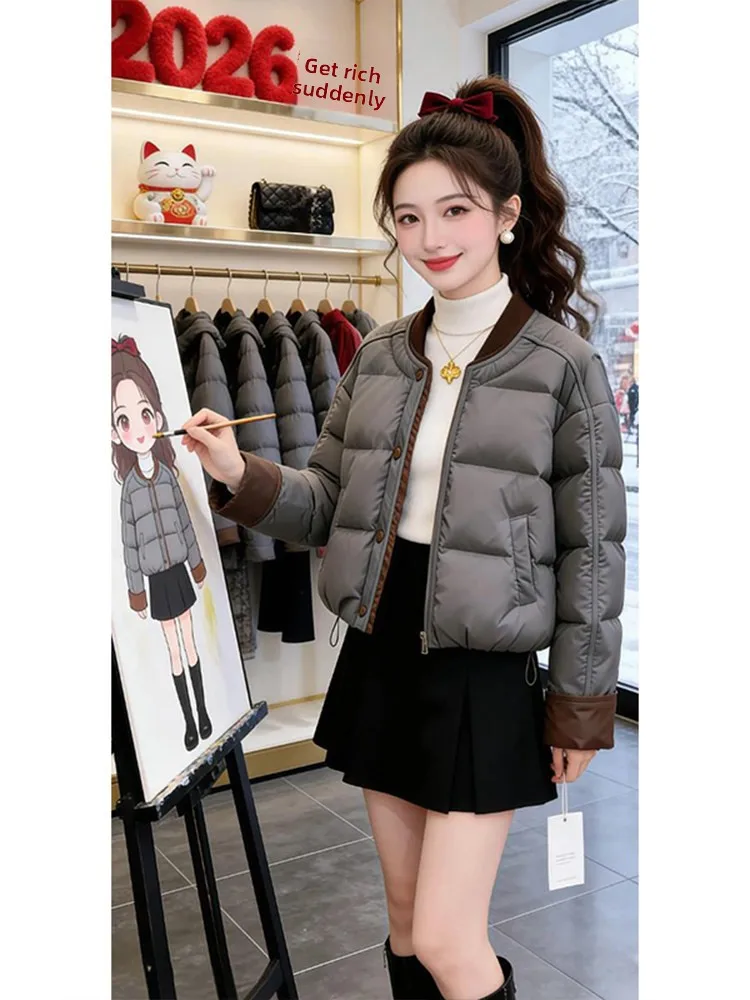 Casual Sle Baseball Collar ort Cotton Jaet Women's Faion Color Blo Simple Design Autumn Winter New Arrival Coat
Casual Sle Baseball Collar ort Cotton Jaet Women's Faion Color Blo Simple Design Autumn Winter New Arrival Coat