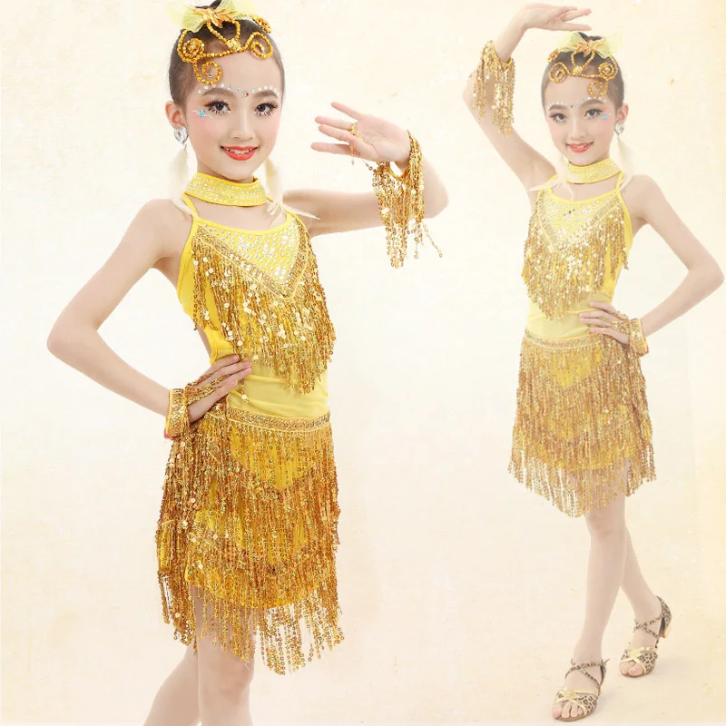 New Latin Dance Costumes Practice Clothes Children's Latin Dance Watch Performance Clothes
New Latin Dance Costumes Practice Clothes Children's Latin Dance Watch Performance Clothes