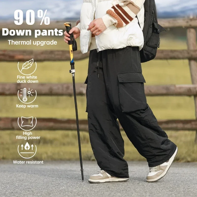 New Down Snow Pants for Men Winter Thick Warm Casual Cargo Pants Outdoor Waterproof Hike Mountaineering Ski Pants Women
New Down Snow Pants for Men Winter Thick Warm Casual Cargo Pants Outdoor Waterproof Hike Mountaineering Ski Pants Women