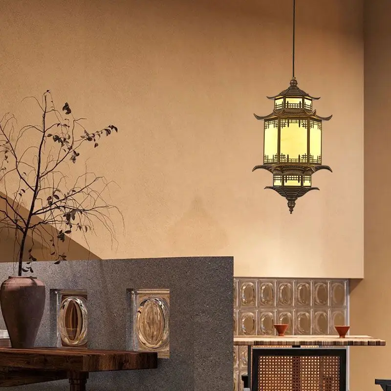 New Chinese chandelier Song Dynasty aesthetic lamp antique style house lamp ancient building hexagonal entrance entrance tea
New Chinese chandelier Song Dynasty aesthetic lamp antique style house lamp ancient building hexagonal entrance entrance tea