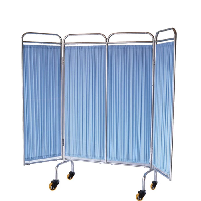 BDT229 Medical Hospital Bed Screen 4 Fold Bed Side Stainless Steel Hospital Portable Bed Screen Curtain
BDT229 Medical Hospital Bed Screen 4 Fold Bed Side Stainless Steel Hospital Portable Bed Screen Curtain