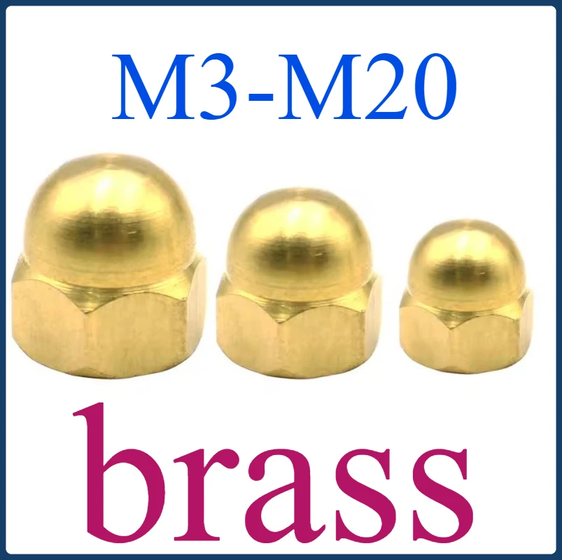 M3 M4 M5 M6 M8 M10 M12 M14 M16 M20 Brass Dome Cap Nuts Decorative Ball Cap Brass Dome Nut 1/ 2/ 5/ 10/ 20Pcs
M3 M4 M5 M6 M8 M10 M12 M14 M16 M20 Brass Dome Cap Nuts Decorative Ball Cap Brass Dome Nut 1/ 2/ 5/ 10/ 20Pcs