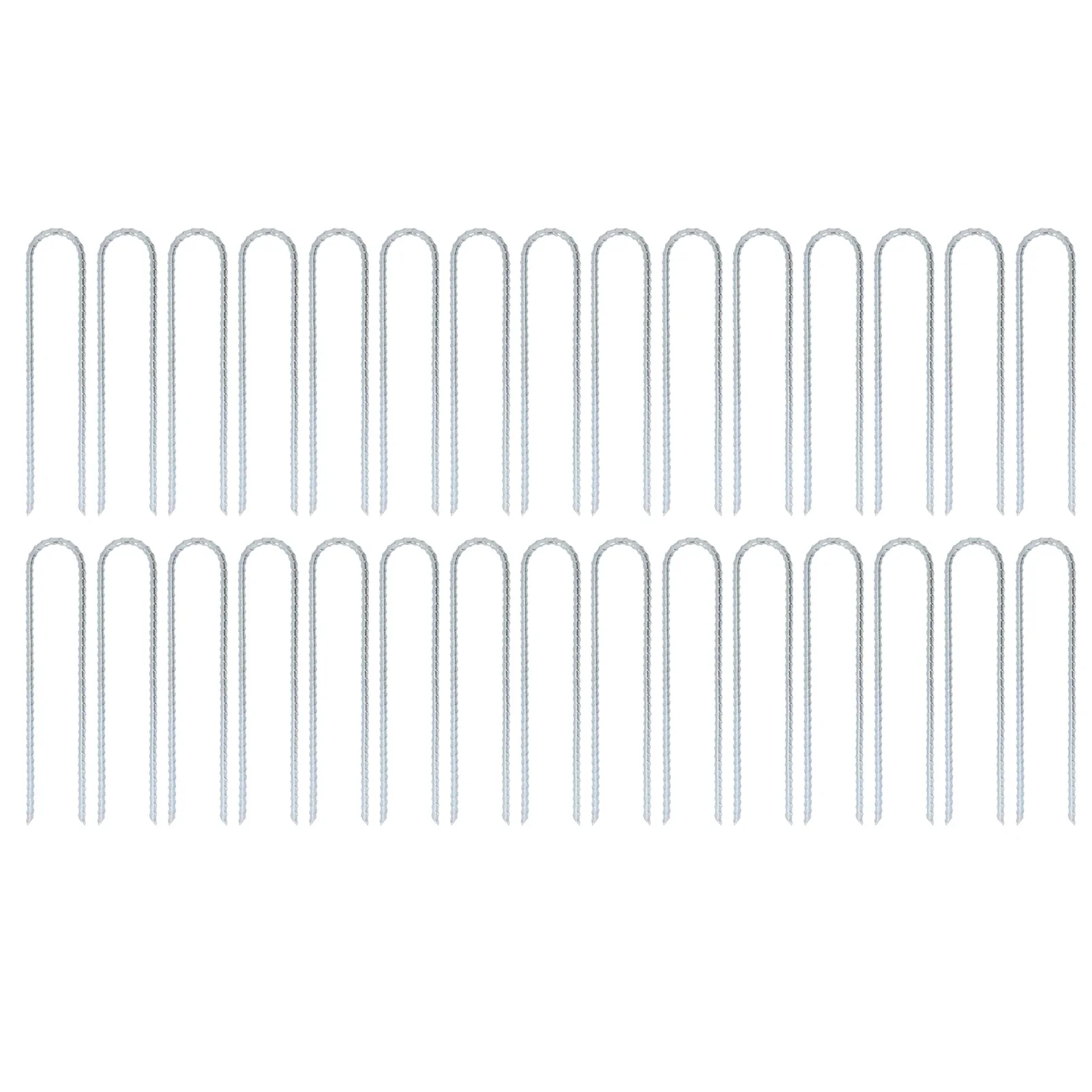 30Pcs U Shaped Stake 12in Metal Trampoline Hook Threaded Ground Anchor for Fixation
30Pcs U Shaped Stake 12in Metal Trampoline Hook Threaded Ground Anchor for Fixation