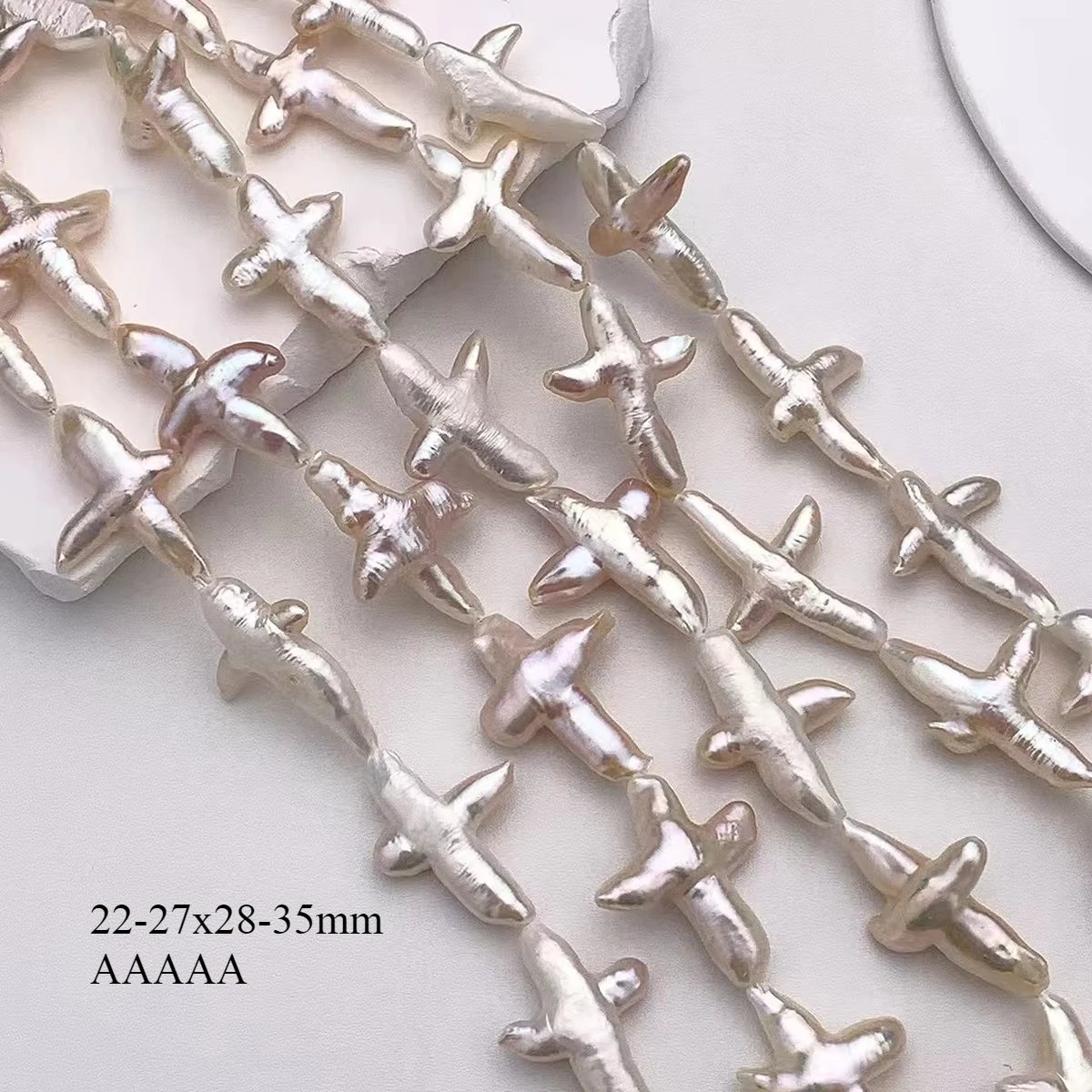 22-27x28-35mm AAAAA Premium Quality Natural Pearl Cross Baroque Rare Bead Women Jewelry MakeDIY Necklace Bracelet Accessories
22-27x28-35mm AAAAA Premium Quality Natural Pearl Cross Baroque Rare Bead Women Jewelry MakeDIY Necklace Bracelet Accessories