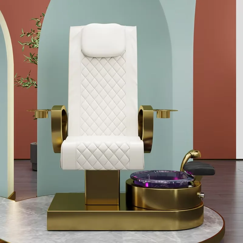 Luxury Gold Base Pedicure Spa Chair Nail Equipments Profession Massage Pedicure Chairs Nail Salon
Luxury Gold Base Pedicure Spa Chair Nail Equipments Profession Massage Pedicure Chairs Nail Salon