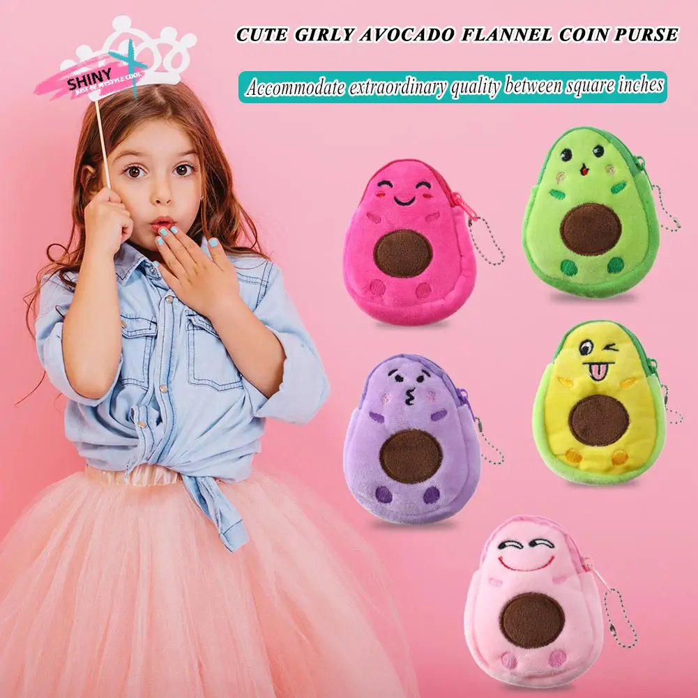 Mini Fashion Money Pouch Girls Cartoon Kids Small Coin bag Key Case Bags Wallet Avocado Plush Purse
Mini Fashion Money Pouch Girls Cartoon Kids Small Coin bag Key Case Bags Wallet Avocado Plush Purse