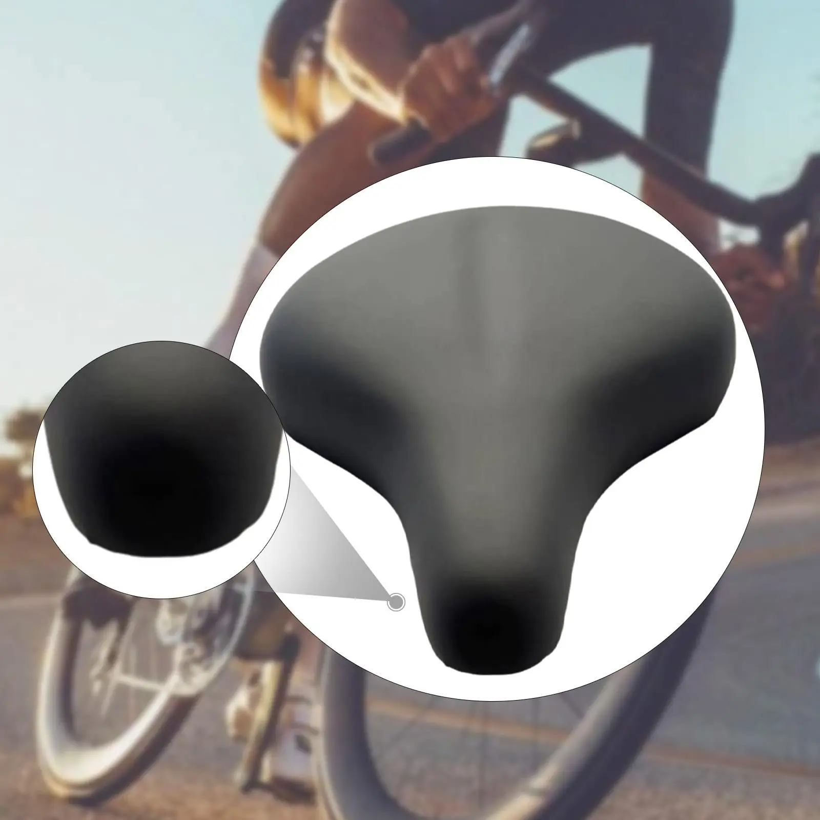 Bike Seat Cushion Breathable Padded Shock Absorbing Wide Comfortable Replacement Indoor Cycling Accessory Cycling Accessories
Bike Seat Cushion Breathable Padded Shock Absorbing Wide Comfortable Replacement Indoor Cycling Accessory Cycling Accessories