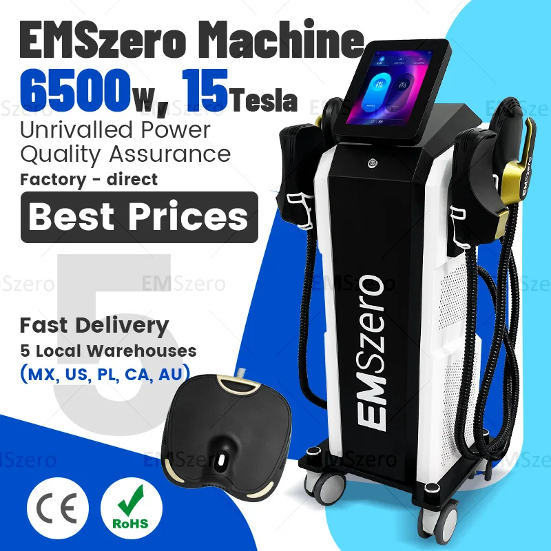 Emszero Machine Профессиональный стимулятор мышц Hiemt Ems Машина для скульптурирования тела с 5 ручками RF 2025
Emszero Machine Профессиональный стимулятор мышц Hiemt Ems Машина для скульптурирования тела с 5 ручками RF 2025