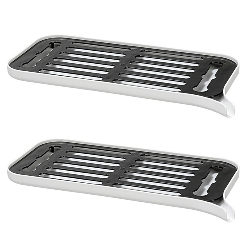 2X Plastic Dish Drainer Dryer Tray Large Sink Drying Rack Worktop Drain Rack Kitchen Water Filter Tray-White
2X Plastic Dish Drainer Dryer Tray Large Sink Drying Rack Worktop Drain Rack Kitchen Water Filter Tray-White