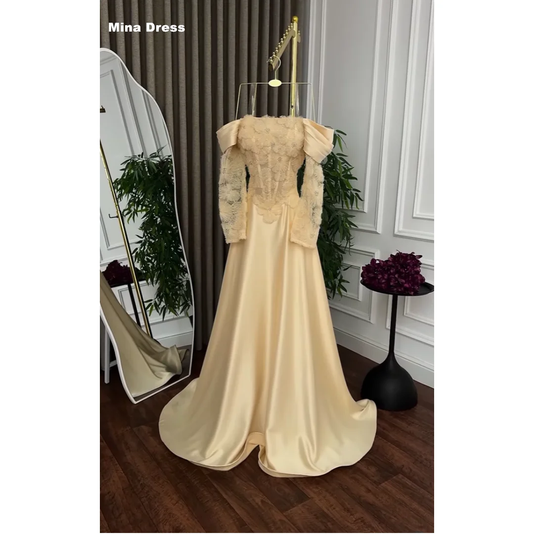 Mina Customized Beige One Shoulder Beading Luxurious Evening Dresses for Special Occasions Long Sleevesfloral Elegant Party
Mina Customized Beige One Shoulder Beading Luxurious Evening Dresses for Special Occasions Long Sleevesfloral Elegant Party